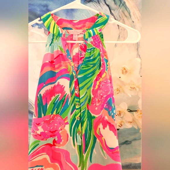 Bailey Silk Lilly Pulitzer Dress- Like New! - Picture 2 of 11